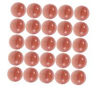 Milisten 100piezas Bolas De Sonajero Redondas De Juguete Sonoro Para Bebés Insertos Para Sonajeros De Mascotas Bolas Sonajeras De Plástico Con Cascabel Incorporado Repuesto Para Juguetes Pa