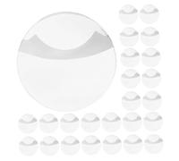 Milisten 100piezas Estuche Protector para Insignias de Transparente Protector Transparente para Pin de Credencial Cubiertas Protectoras para Credencial para Exhibición de Insignias de Anime