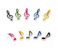 Milisten 10piezas Clip Musical Para Partituras De Piano Pinzas Para Notas Musicales Pinzas Para Libros De Música Soporte Práctico Para Partituras De Piano Para Estudio y Práctica Musical