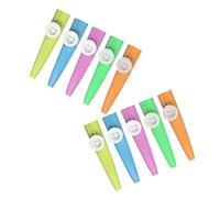 Milisten 10Piezas Kazoos para Instrumentos Musicales de Viento Juguetes Divertidos y Fáciles de Usar para Aprendizaje Musical para