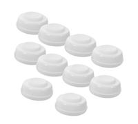 Milisten 10piezas Tapas de Sellado para Biberones de Boca Ancha Tapas de Repuesto Reutilizables Prueba de Fugas Protectoras de Pp para Botellas de Leche para Viajes