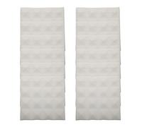 MILISTEN 12 Piezas Algodón Insonorizante Algodón Insonorizante Paneles De Espuma Piramidal Cojín Insonorizado Para Pared Paneles Acusticos Eco Absorbente De Sonido Poliuretano 3d