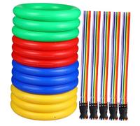Milisten 12 piezas Correas Antipérdida para Asas Cuerdas de Seguridad Extensibles para Preescolar y Guardería Líneas de Paseo Coloridas para Enseñanza de y Protección Infantil