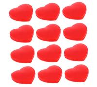 Milisten 12 Piezas Heart Shaped Tennis Racket Vibration Dampeners Silicone Shock Absorbers For Enhanced Performance Easy Installation For Tennis Players