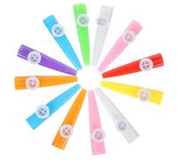 Milisten 12 Piezas Instrumentos Musicales Kazoo para Juguetes Educativos de Abs Ligero y Duradero Colores Aleatorios para Fiesta y Aprendizaje Color Aleatorio