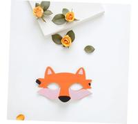 Milisten 12 Piezas Máscara de de Media Cara de Fieltro para Cosplay y Disfraces Infantiles Reutilizable para Fiestas Temáticas y Halloween