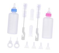 Milisten 12piezas Kit De Biberones Anticolicos para Gatos Juego De Alimentación para Mascotas