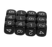 Milisten 12piezas Material Didáctico sobre Dados Digitales Dados De Colores De Plástico para Practicar Matemáticas Juego De Numéricos Aula y Desarrollo De Habilidades