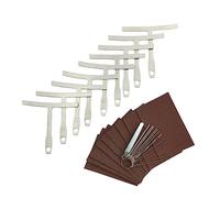 Milisten 19 Piezas Limas para Cejuela de Guitarra Herramienta para Reparar Guitarras Accesorios para Lija para Uso Taller de Instrumentos Musicales