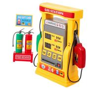 Milisten 1juego Conjunto De Modelo De Gasolinera para Juguete Educativo Interactivo Tarjeta De Voz y Pantalla Digital Kit De Gasolinera Multifuncional para Desarrollo Creativo y Diversión