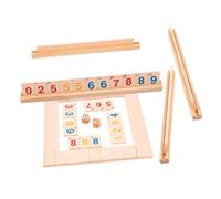 Milisten 1juego Mesa De Madera Shut The Box para Habilidades Matemáticas y Sociales y Reuniones Familiares para
