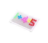 Milisten 1juego Puzzle Educativo De Set De Juguetes De Clavos De Set De Hongos para Incluye Placa De y Clavos Aleatorios para Desarrollo y Aprendizaje Manual