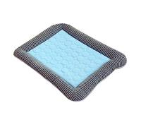 Milisten 1pieza Alfombrilla Refrescante para Mascotas Mat De Hielo para Perros y Gatos Colchoneta Antideslizante para Sofá Coche y Color Azul