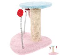 Milisten 1pieza Estructura del Título Palabra Principal Atributo Función Escenario Adecuado Título Marco De Escalada Triangular para Gatos Juguete De Rata De y Pelota De Peluche para