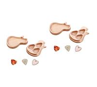 Milisten 2 Juegos Elegir Funda De Guitarra Ukelele Bajo Guitarra De Dedo Caso De Púas De Guitarra Selecciones De Instrumentos Musicales Soporte De Madera Perder Caja De Madera