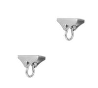 Milisten 2 Juegos Gancho de Techo Inoxidable Hamacas Soporte Resistente y Duradero para Colgar Dormitorio Baño Cocina y Garaje Completo con Tornillos y Diseño