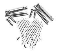 Milisten 2 Juegos Metralla De Piano Con Pulgar Piano De Dedo De 8 Teclas Kalimba Cromática Ornamento Kalimba Pulgar Piano Kalimba Niño Salir Adelante Por Sí Mismo Metal Hazlo Tu Mismo