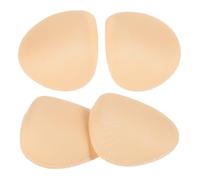 Milisten 2 pares Almohadillas de Hombro de Esponja Grosor Sin Costuras para Mujer Protección Antideslizante para Chaquetas y Trajes Diseño Recto para Corregir Hombros Redondeados Color