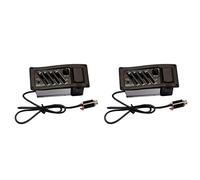 MILISTEN 2 Piezas 4 Pastilla De Ecualizador De 4 Bandas Amplificador Sintonizado Pastilla Piezoeléctrica De 4 Bandas Pastilla Del Amplificador Preamplificador Afinación Guitarra