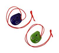 MILISTEN 2 Piezas 6 ocarina de 6 agujeros instrumentos musicales mini ocarina de cerámica ocarina alto c regalos para embutidoras de calcetines collares instrumento musical