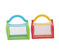 Milisten 2 Piezas Caja de Observación Portátil para Exploración Jaula Ligera y Resistente para Capturar y Estudiar Insectos Kit Asas Colores Rojo y Verde para Actividades al Aire