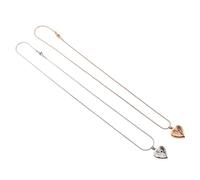 Milisten 2 Piezas Collar Colgante De Mascotas Urn Necklace for Ashes Colgante De Recuerdo De Mascota para Cenizas Joyería De Memorial Collar para Cenizas