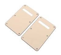 Milisten 2 Piezas De Repuesto Para Guitarra Eléctrica Placa Trasera De Repuesto Para Trémolo Tapa De Cavidad Tapa De Alma Para Guitarra Protector De Púas