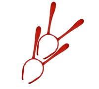 Milisten 2 Piezas Diadema De Abejita Bandas Para El Cabello Para Mujeres Aros Para El Pelo Fiesta Abeja Diademas Aros Para El Cabello Decoración De Abejas Cintas Para La Cabeza Paño Rojo