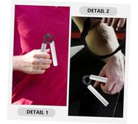 Milisten 2 Piezas Entrenador de Agarre para Antebrazo y Mano Ejercitador Compacto Portátil con Masaje Antideslizante Resistente y para Fitness y Rehabilitación