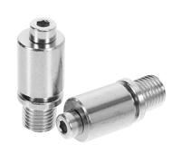 Milisten 2 Piezas Guitarra Eléctrica Jack Accesorio De Guitarra Reemplazo De De Zócalo Del Brazo Del Trémolo De La Aporte Jacobo Material Enchufe Metal Plata