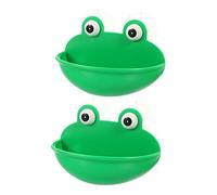 Milisten 2 Piezas Mesa De Descanso para Mascotas Trepadoras Lámpara De Calor para Reptiles Cuenco De Agua De Serpiente Plato De Agua De Rana Lagarto Geco Camaleón Abs Green