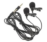 Milisten 2 Piezas Micrófono de de Alta Sensibilidad Pack para Grabación Reuniones Entrevistas Compatible con PC y para Streaming y Conferencias
