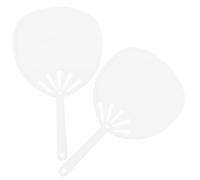 Milisten 2 Piezas Modelo De Ventilador Simulado Fans De Mano Mini Ventilador De Mano De Plástico Pequeño Ventilador Portátil Ventilador Pequeño Mini Ventilador Blanco El Plastico