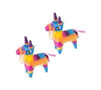 Milisten 2 piezas Piñata de Alpaca para Decoración para Cumpleaños y Cinco de Mayo Juguete de Dulces para Celebraciones