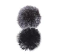 Milisten 2 Piezas Protector de Viento Peludo para Micrófono de Solapa Paravientos para Micrófono Lavalier Accesorio de Solapa Clip para Grabación de Voz y Entrevistas