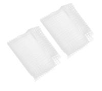 Milisten 2 Piezas Red de Salto para PE Cera Malla Delicada, Instalación DIY | Diseño Invisible Blanco, Flujo de Aire Adecuado, para Tortugas y Gambas, Uso en Acuario Doméstico