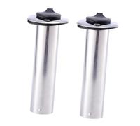 Milisten 2 Piezas Soporte para Caña de Pescar Inoxidable Montaje Empotrado para Accesorios de Yate y Barco para Fijar Botes y Tablas de Pesca