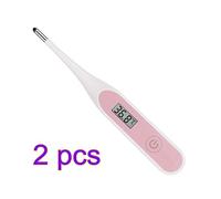 Milisten 2 Piezas Termómetro para Bebés Termómetro Médico Digital Termómetro Rectal Y Oral Lectura Rápida Temperatura Lcd para Niños Adultos Axila Oral