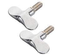 Milisten 2 Piezas Tuerca Rápida de Platillo Batería Tornillo de Sujeción Compatible con Instrumentos de Percusión Reemplazo y Reparación de Accesorios de Batería