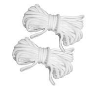 Milisten 2 Rollos Cuerda de Algodón de Color Claro para Riego Automático de Plantas Función de Retención de Agua y Prevención de Enredos, Adecuado para Sistema de Autorriego en Casa