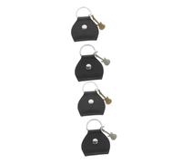 Milisten 2 Series Estuche De Púas De Guitarra De Cuero Organizador Multifuncional con Llaveros Protección para Púas Y Accesorios De Guitarra 2 Piezas*2