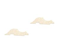 Milisten 2 Uds Golpeador De Bajos Placa Protectora De Bajos Protector De Golpeador Para Cuerpo De Bajo Partes De Bajos Acústicos En Tablero De Golpeador De Bajos Práctico