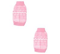 Milisten 2 Uds Suéter De Cuello Alto Suéter De Cuello Alto Ropa De para Mascotas Suéter Ropa para Perros Suéter para Perros