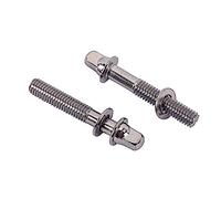 Milisten 2 Uds Varillas De De Bombo Tornillos De Montaje De Tambor De Tom De Piso Con Arandelas Accesorios De Caja Kit De Batería De Plata Componente Ar Accesorios Tornillos