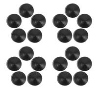 Milisten 20 Piezas De Pivotes para Soportes De Monopatín Tapete para Bowl Copas De Repuesto para Ejes De Monopatín Herrajes De Calle Pivotes Color Negro