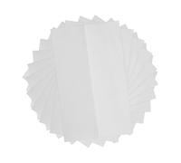 Milisten 200 piezas Unidades Toallas de Papel Desechables Blancas Servilletas Suaves Absorbentes para Baño Fiestas Bodas Cocina y Uso Comercial