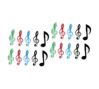 Milisten 20piezas Clips De Notas Musicales Abrazaderas Para Partituras Sujetadores De Libros Para Música Fáciles De Usar y Resistentes Perfectos Para Entorno