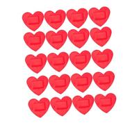 Milisten 20piezas Vendajes Para Heridas Parches Adhesivos De Corazón Parches Hemostáticos Suministros De Protección