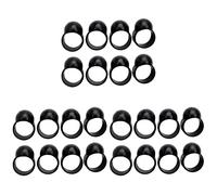 Milisten 24 Piezas Dedales Ethereal Drum Cubiertas De Dedos De Tambor De Lengua Accesorios Para Tambores De Lengua Golpeando Con El Dedo Púas De Tambor Manivela El Plastico Placa De Mano