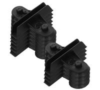 Milisten 25 Piezas Clips para Separador de Acuario con Ventosas de Plástico Negro Soporte Resistente para Divisor de Tanque de Peces Fácil Instalación y Extracción Compatible con Varios de